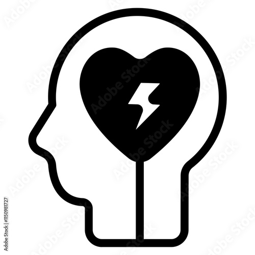 Mental health Glyph Icon