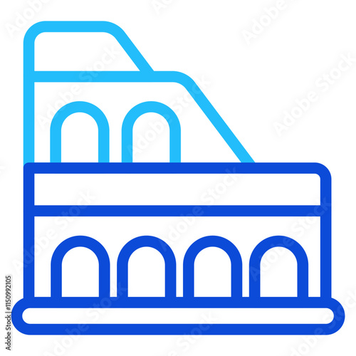 Colosseum Duoline Icon