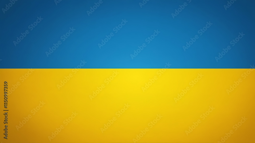 Ukrainian Flag - Blue Sky and Golden Wheat Fields Symbolism