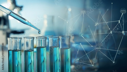 Research And Innovation - Beaker With Formula In Laboratory