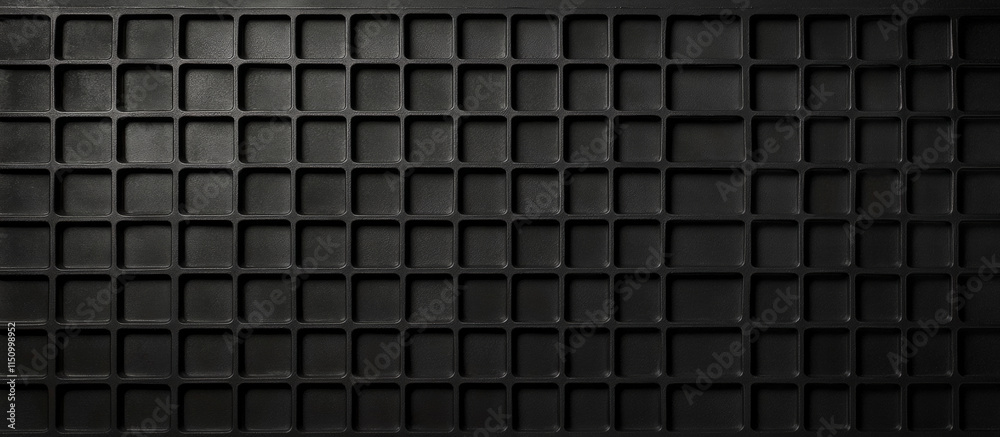 Black abstract background with textured squares creating modern look Black abstract background with textured squares creating modern look