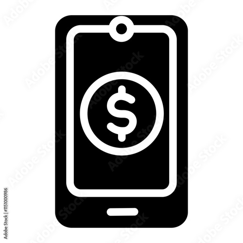 Payment app Solid Icon