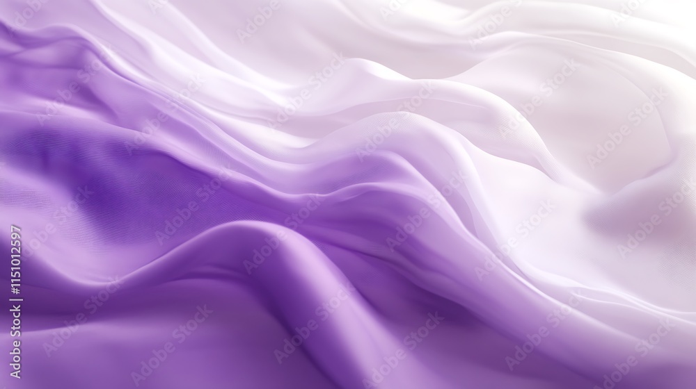 Obraz premium Abstract purple and white silk fabric texture.