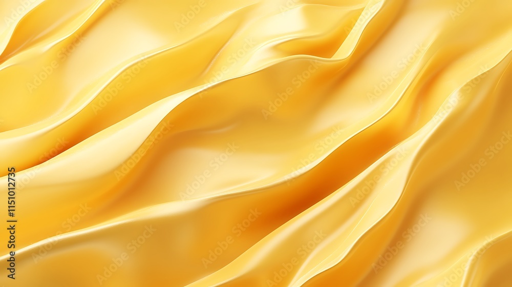 Abstract yellow flowing fabric texture background. Abstract yellow flowing fabric texture background.