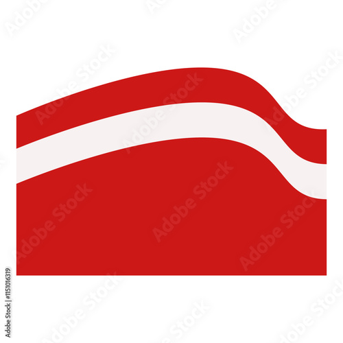 Free Download Indonesia Flag Ribbon Banner for Indonesia Independence Day Celebration. Vector Illustration - GFXLoad
