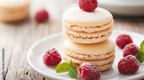 Delectable Raspberry Macaro...