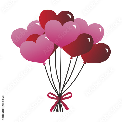 heart shaped balloons