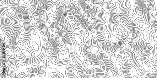 Abstract Topographic contour map. Vector cartography illustration. Abstract lines background. Line topography map contour background concept of a conditional geography scheme and the terrain path.