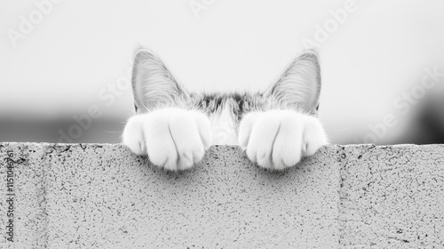 Curious Kitty Peek: Playful...