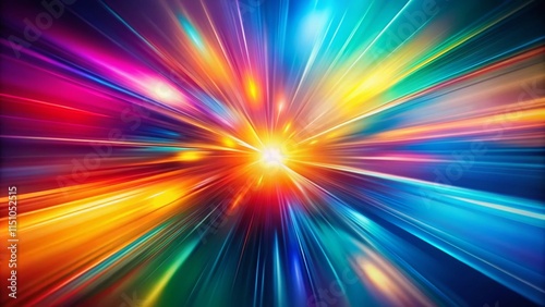 Abstract Colorful Low Light Background - AI Art