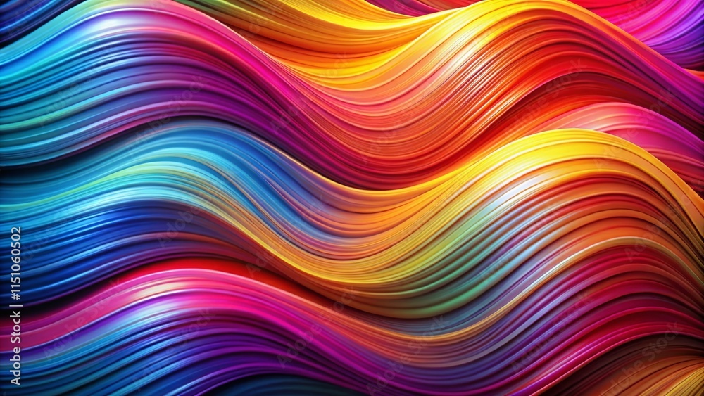 Fototapeta premium Abstract Wavy Lines Minimalist Backgrounds for Modern Design