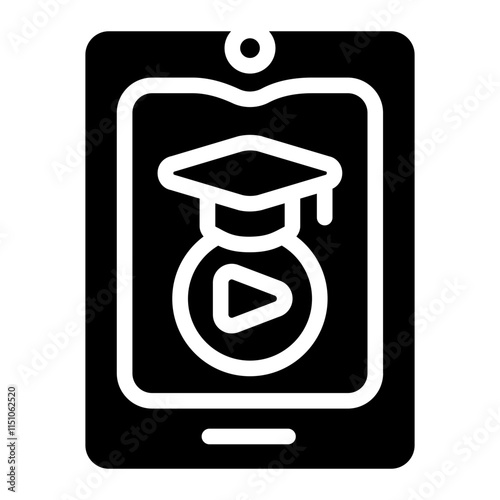 Education apps Solid Icon