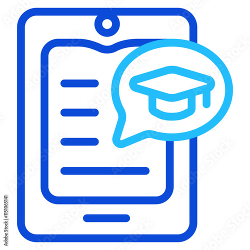 Mobile learning Duoline Icon