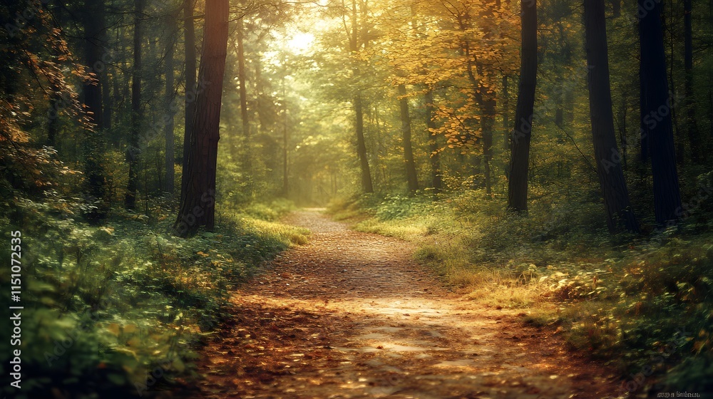 Fototapeta premium path in the woods