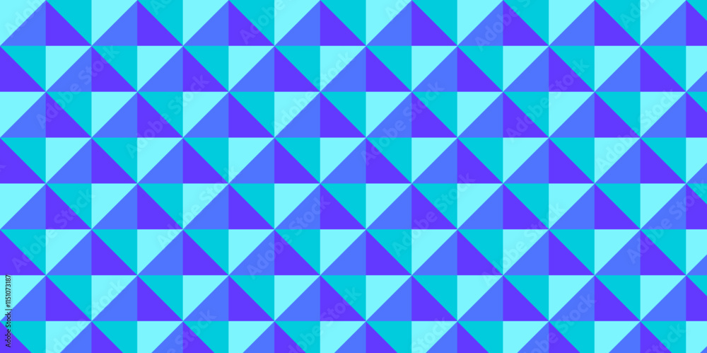 Abstract geometric blue and green background seamless mosaic and low polygon triangle texture wallpaper. Triangle shape retro wall grid pattern geometric ornament tile vector square element.
Abstract geometric blue and green background seamless mosaic and low polygon triangle texture wallpaper. Triangle shape retro wall grid pattern geometric ornament tile vector square element.