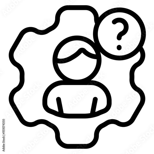 Social engineering Line Icon