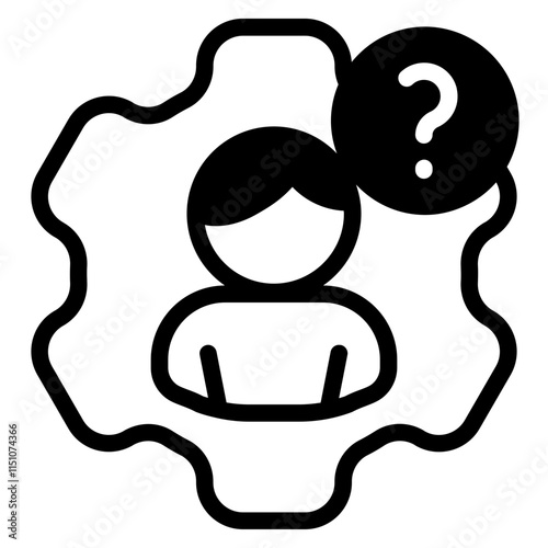 Social engineering Glyph Icon