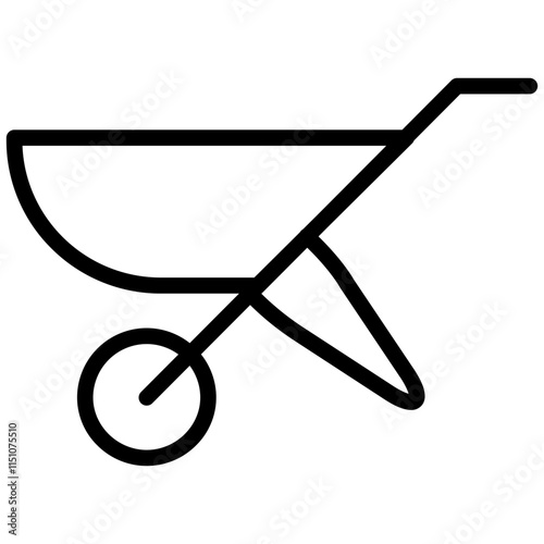 Wheelbarrow icon