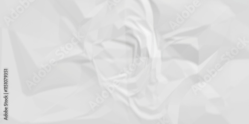 closeup isolated craft gray crease aged wrinkled ripped crumpled white paper parchment recycling rustic background.