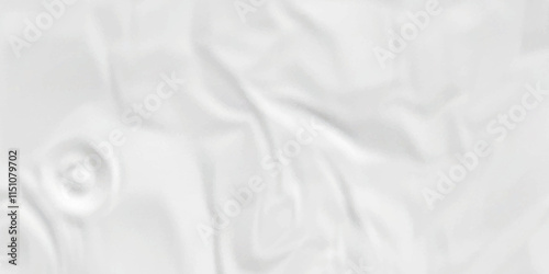 closeup isolated craft gray crease aged wrinkled ripped crumpled white paper parchment recycling rustic background.