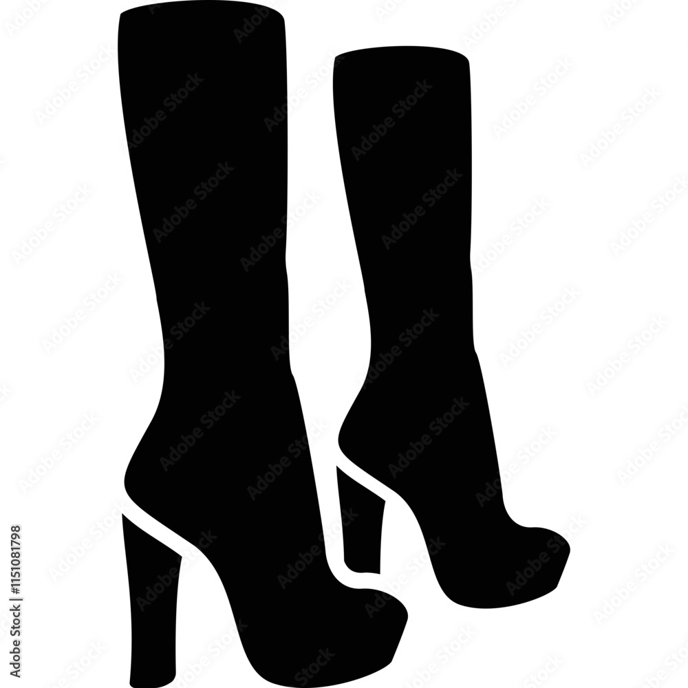 Simple vector icon winter boots
Simple vector icon winter boots