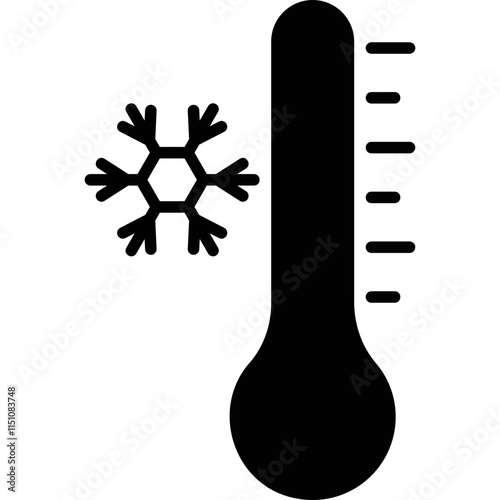simple vector icon thermometer
