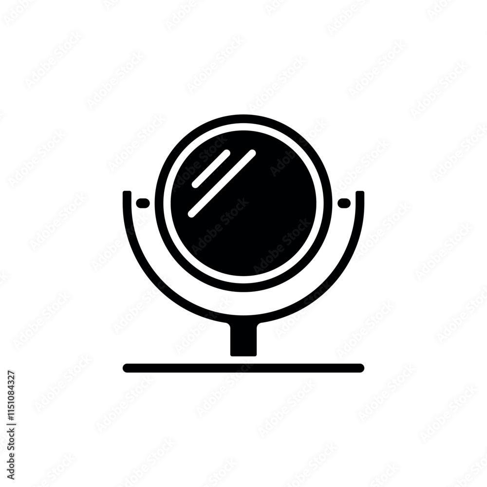 mirror icon vector design template elegant style mirror icon vector design template elegant style