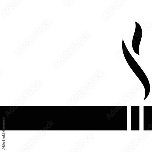 Simple vector icon cigarette
