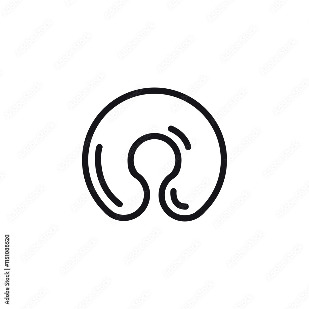 pillow icon vector design template elegant style pillow icon vector design template elegant style