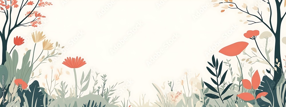 Floral illustration.