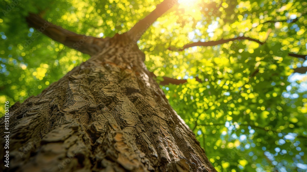 Fototapeta premium Memorial Tree Planting: Create a living tribute by planting trees in memory of loved ones, leaving a lasting impact that nurtures the environment for future generations.