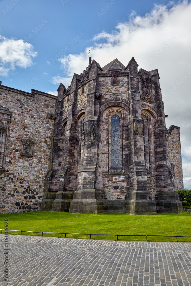 Fototapeta premium Scottish National War Memorial at the Edinburgh Castle. Edinburgh. Scotland