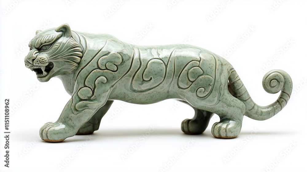 Fototapeta premium statuette of a Tiger