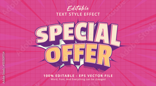 Special Offer Editable Text Effect
