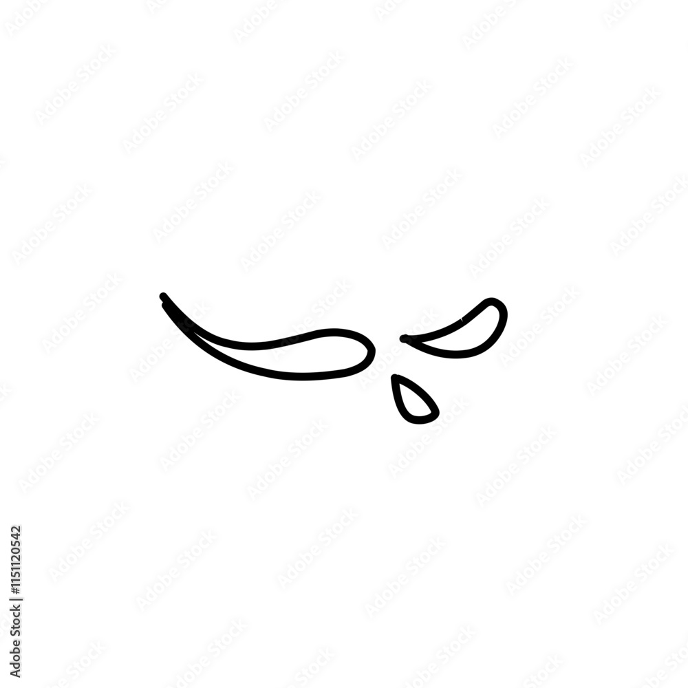 Fototapeta premium splash drop line