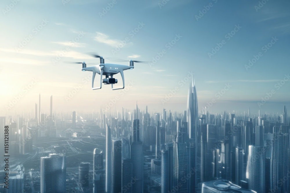 Aerial View of a Modern Cityscape at Dawn with a Drone Capturing Stunning Urban Landscapes Filled with Skyscrapers and Innovative Architecture Aerial View of a Modern Cityscape at Dawn with a Drone Capturing Stunning Urban Landscapes Filled with Skyscrapers and Innovative Architecture