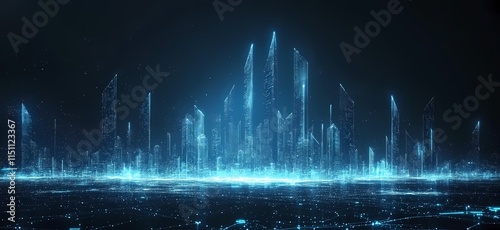 blue background with lines