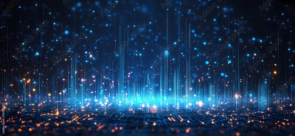 Fototapeta premium blue background with lines