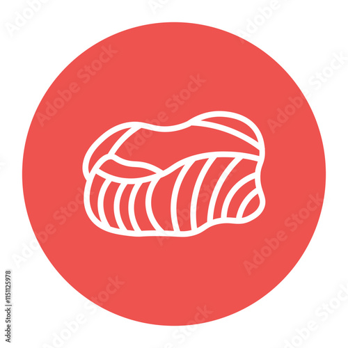 Suet icon vector image. Can be used for Butcher.