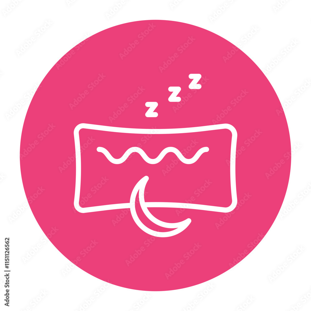 Deep Sleep icon vector image. Can be used for Time to Sleep. Deep Sleep icon vector image. Can be used for Time to Sleep.
