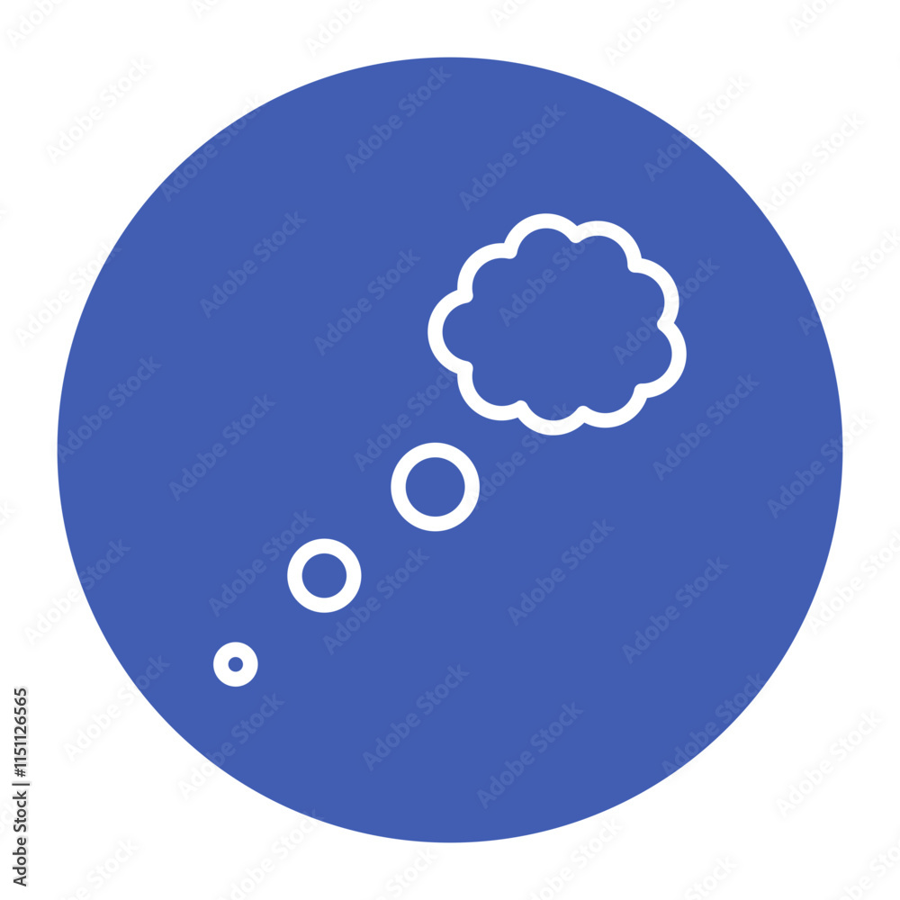 Dream Bubble icon vector image. Can be used for Time to Sleep. Dream Bubble icon vector image. Can be used for Time to Sleep.