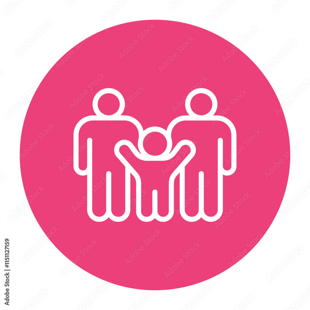 Family Reunion icon vector image. Can be used for Grandparents. Family Reunion icon vector image. Can be used for Grandparents.