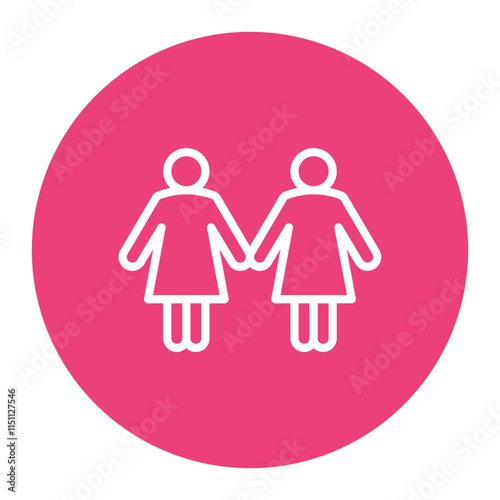 Intergenerational Connection icon vector image. Can be used for Grandparents.