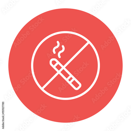 Quit Smoking icon vector image. Can be used for Quit Smoking.