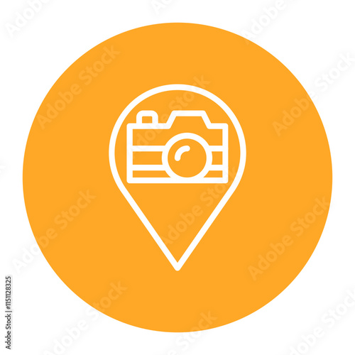 Sightseeing icon vector image. Can be used for Recreations.