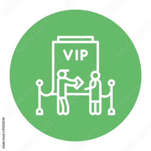 Nightclub Experience icon vector image. Can be used for Nightclub.