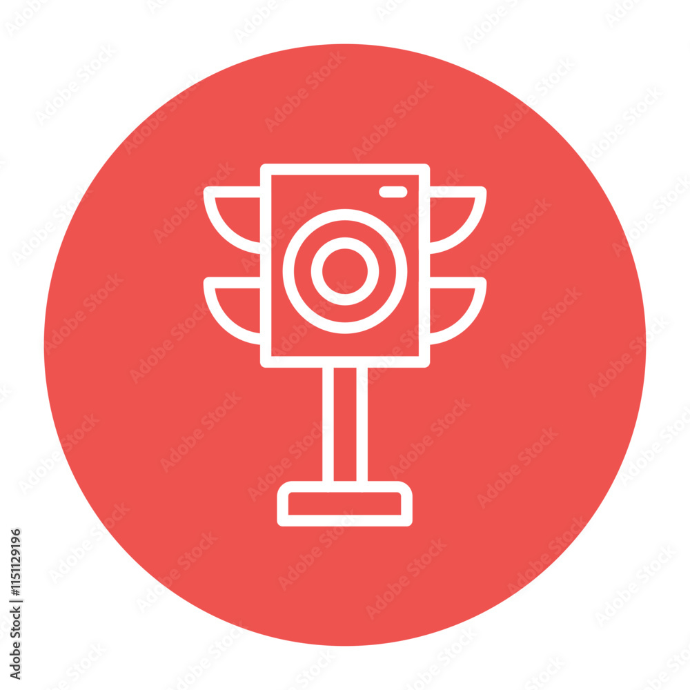Navigation Light icon vector image. Can be used for Harbour. Navigation Light icon vector image. Can be used for Harbour.