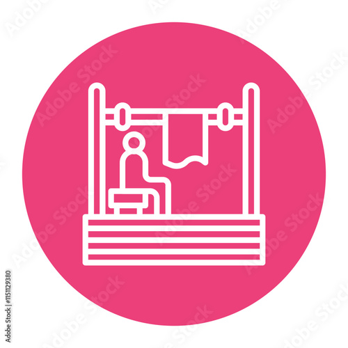 Boxing Cutman icon vector image. Can be used for Boxing.