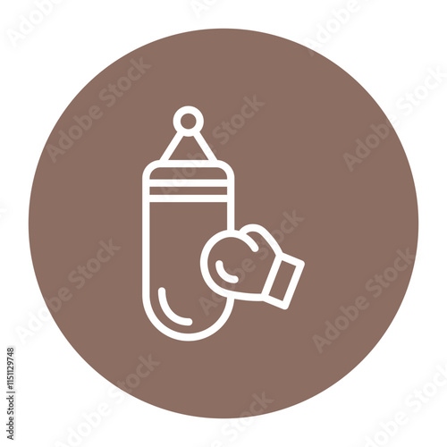 Knockout icon vector image. Can be used for Boxing.