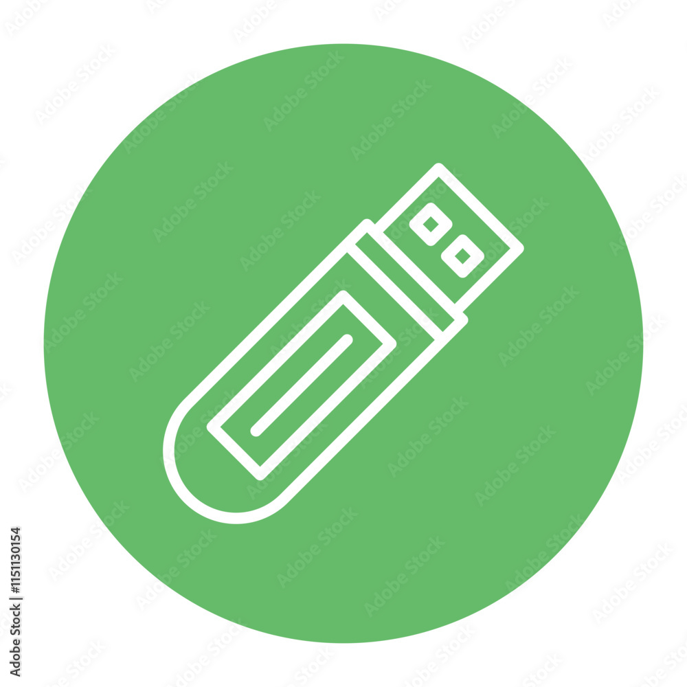 USB Flash Drive icon vector image. Can be used for Data Storage. USB Flash Drive icon vector image. Can be used for Data Storage.